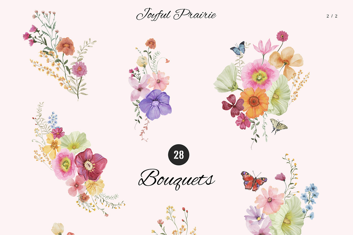 Joyful Prairie wildflowers, an Illustration by SunnyAfternoons (Photo 7 of 14)