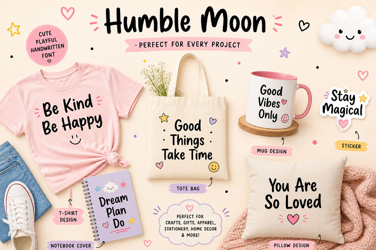 Humble Moon, a Slab Serif Font by Wow Magic (Photo 2 of 3)