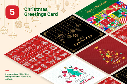 Christmas Greeting Card, a Social Media Template by muhisya