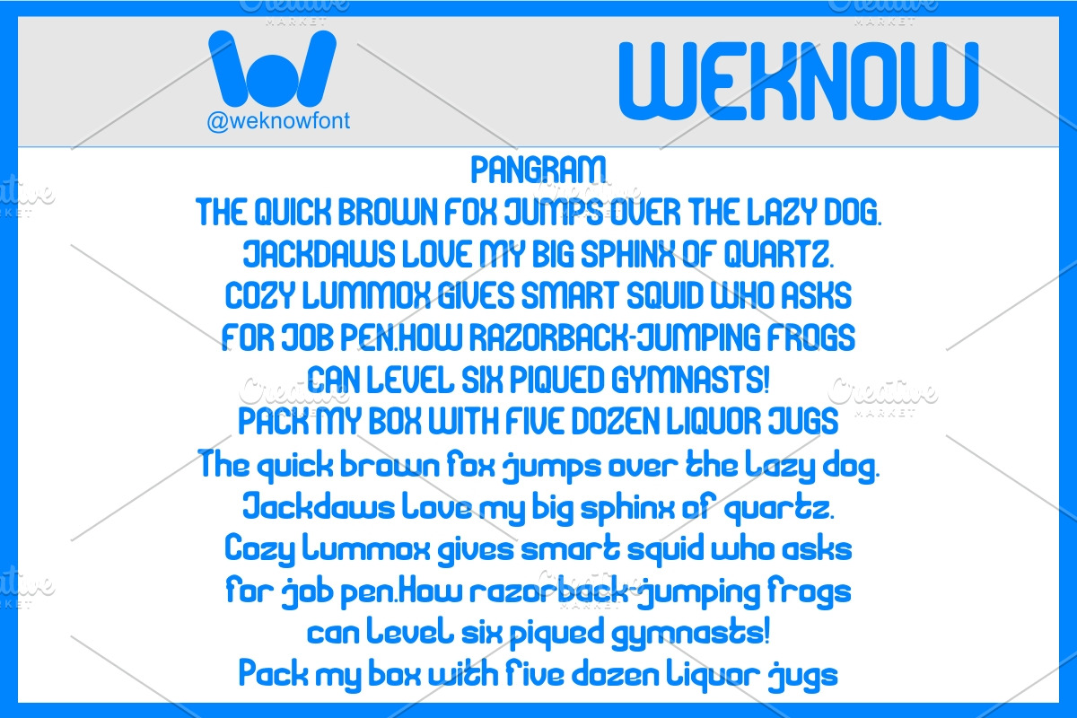 Afterthought font, a Sans Serif Font by weknow (Photo 6 of 8)
