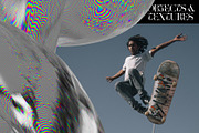 Y2K GLITCH Chrome Textures & Shapes, a Texture Graphic by Oksana Trygub (Thumbnail 3 of 21)