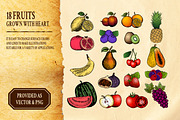 Hand-drawn Fruit and Vegetable Set, an Object Illustration by Riswan Ratta (Thumbnail 3 of 8)