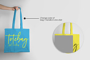 Realistic Tote Bag Mockup, a Product Mockup by Graphic Xtreme (Thumbnail 3 of 4)