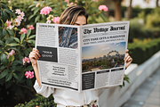 Vintage Newspaper Template, a Magazine Template by ZoloDesignHub (Thumbnail 4 of 8)