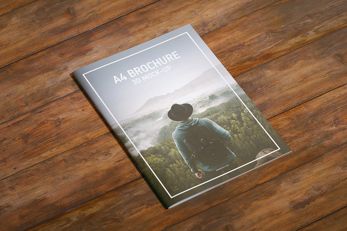 A4 Magazine | Brochure Mock-up, a Books & Magazine Mockup by WebAndCat (Photo 3 of 32)