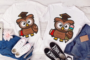 Owl graduation cap, Back to school, an Education Illustration by Noey smiley (Thumbnail 5 of 5)