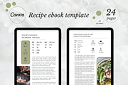 Minimal Recipe Ebook Template, a Magazine Template by PittaFinePrint (Thumbnail 1 of 7)