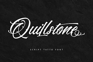 Quillstone, a Script Font by Letterara
