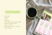 Squarespace Author Website Template, a Squarespace Template by Billie Grace Studio (Thumbnail 7 of 8)