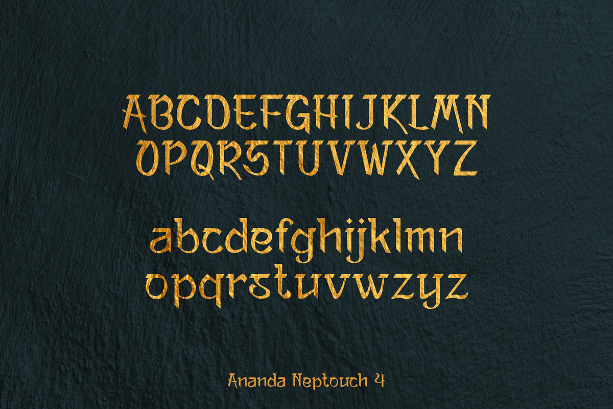 Ananda Neptouch 4 - Font, a Font by aannda (Photo 9 of 10)