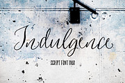 Indulgence Script Font Duo, a Script Font by Creativeqube Design (Thumbnail 1 of 18)