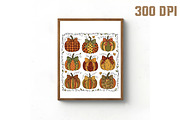 Halloween Pumpkin Sublimation PNG, an Illustration by Libby Wishes (Thumbnail 4 of 6)
