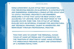 Architect Pro - Handwriting Font