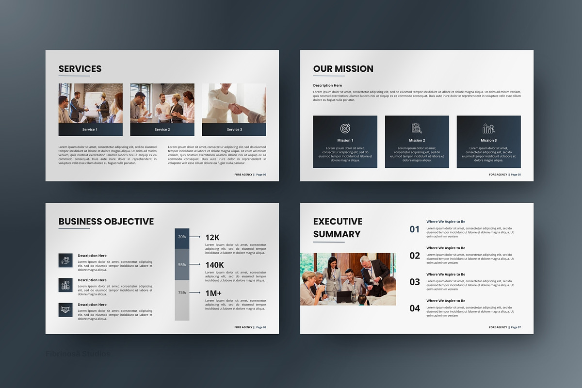 Fore - Business Plan Keynote preview 8