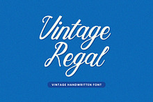 Vintage Regal Handwritten Font