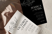 BW Invitation Canva Template, an Invitation Template by microstd (Thumbnail 5 of 6)