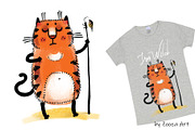 Wild Wild Cat - 14 illustrations, an Illustration by Zooza Art (Thumbnail 10 of 15)