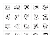Animated E Learning Icons, a Solid Icon by Prosymbols (Thumbnail 6 of 7)