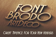 Brodo - Display Font, a Font by JumboDesign (Thumbnail 4 of 5)