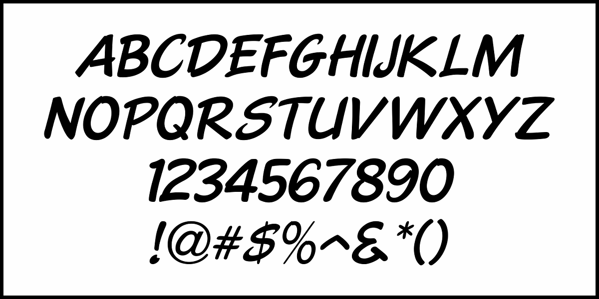 Show Card Freehand JNL, a Handwritten Font by Jeff Levine Fonts (Photo 5 of 5)