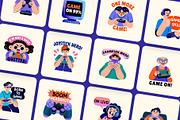 Gaming Stickers Set, an Emoji Icon by Brickclay (Thumbnail 6 of 8)