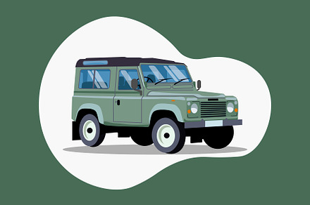 Land Rover Defender Illustration
