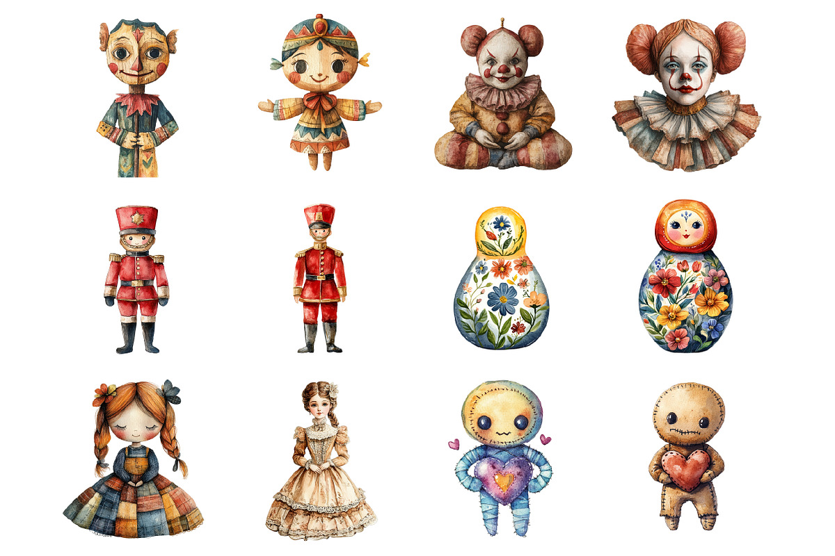Doll World Clipart, an Illustration by Design Market (Photo 2 of 3)