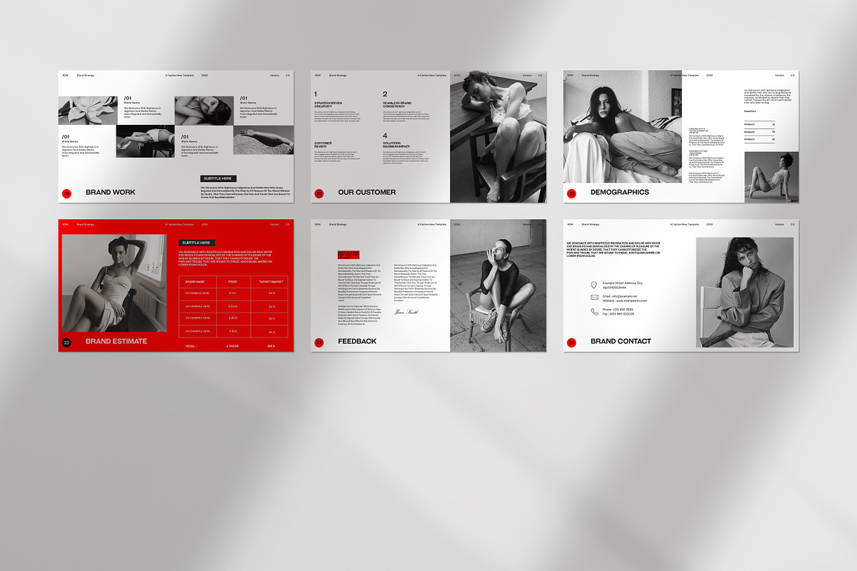 Rom Brand Strategy Presentation, a Presentation Template by CreativexGenius (Photo 8 of 9)