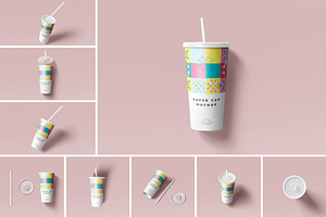 Soda Cup Mockup, a Product Mockup by PixelVoyager