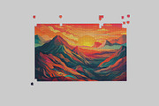 1000 piece Puzzle Jigsaw Mock up, a Merchandise Mockup by GraphicVil (Thumbnail 8 of 9)