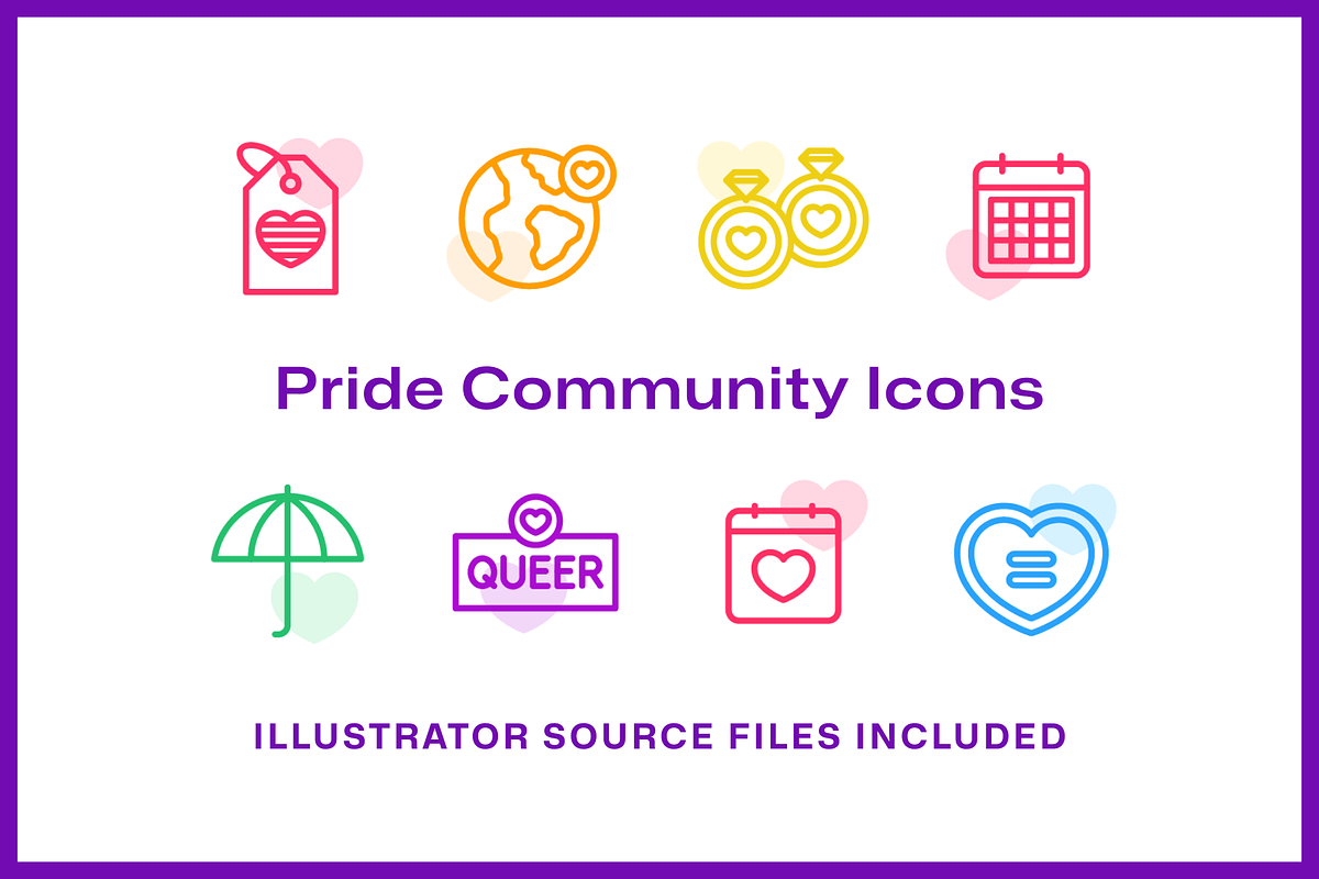 48 Pride Community Icons, an Icon by Furnace (Photo 3 of 5)