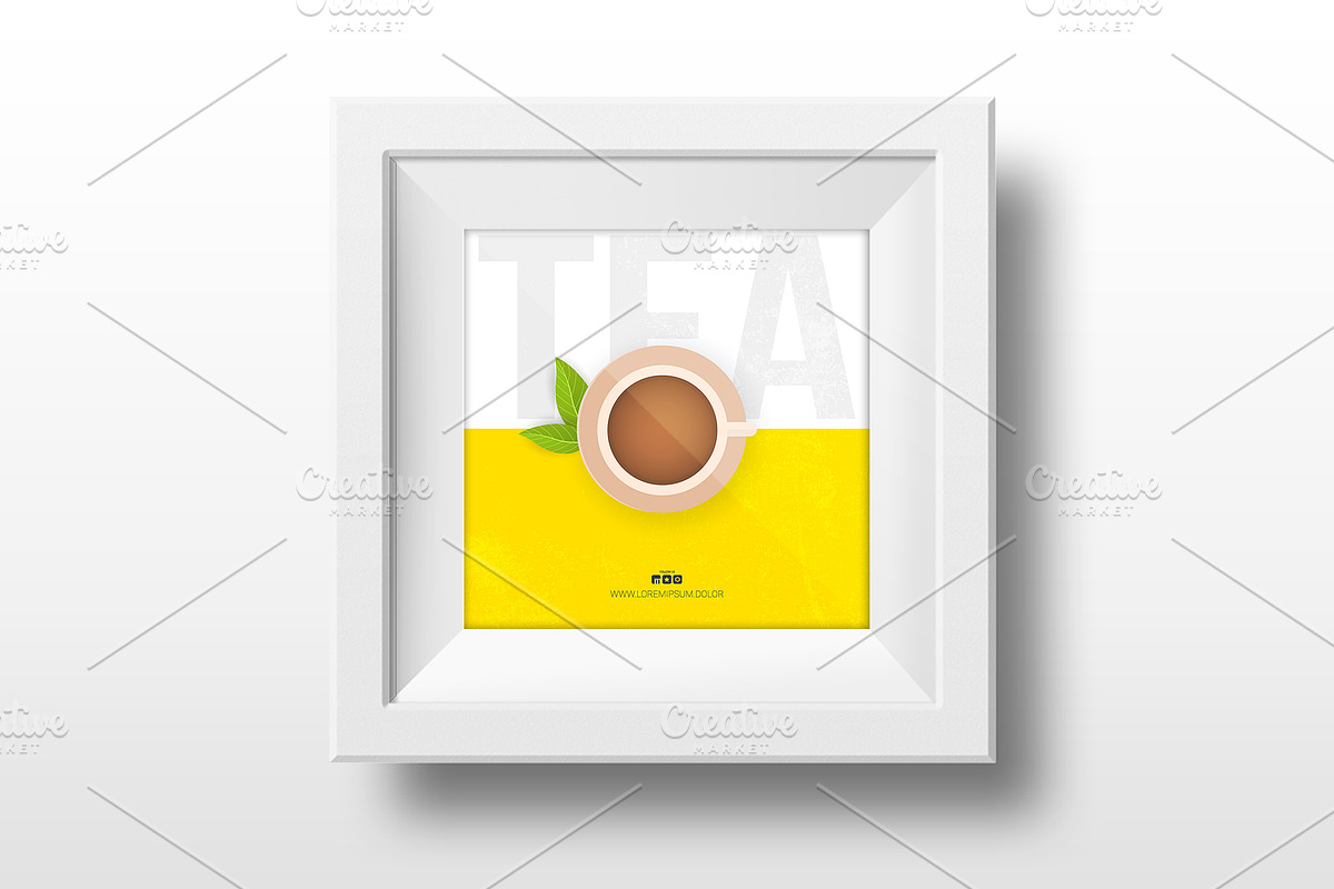Coffee and Tea Social Media banners, a Social Media Template by Leo Edition (Photo 5 of 5)