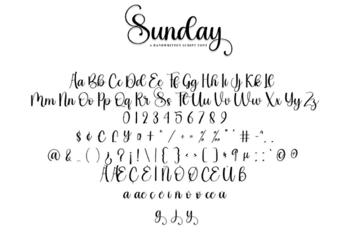 Sunday Font, a Script Font by QualityGraphics (Photo 6 of 8)
