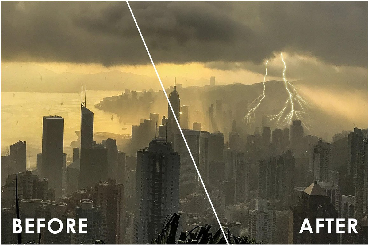 Weather Photo Overlays Bundle, a Brush Add-On by NassyArt