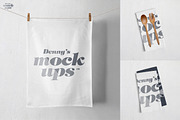 Flour Sack Towel Mockup, a Product Mockup by Denny's Mock-ups (Thumbnail 6 of 10)
