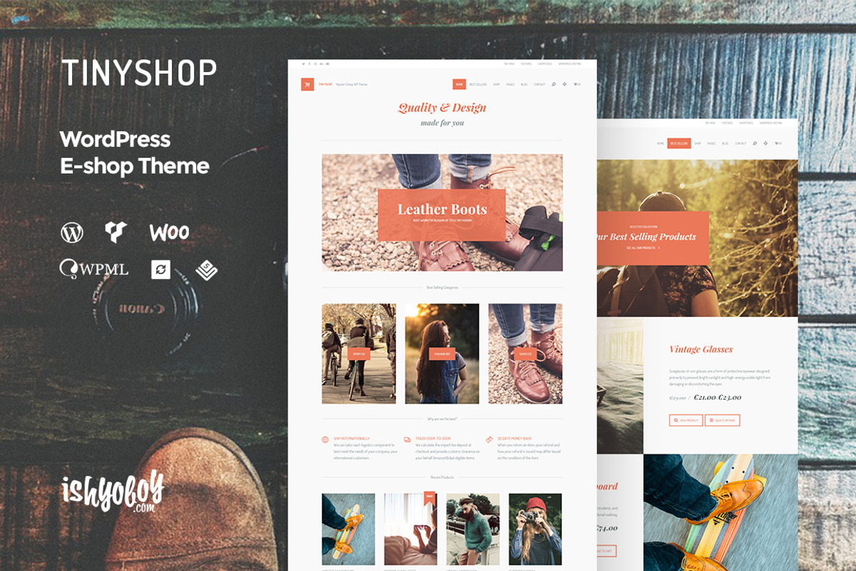 TinyShop WP - WordPress E-shop Theme, a WordPress Template by IshYoBoy