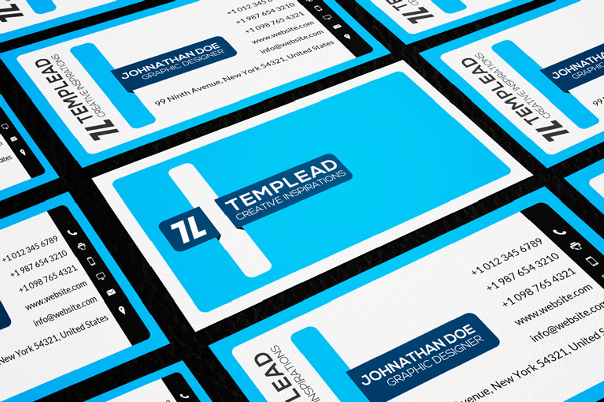 Corporate Business Card CM083, a Business Card Template by annozio (Photo 4 of 4)