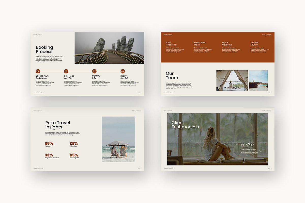 Peka : Travel Promo Keynote preview 6
