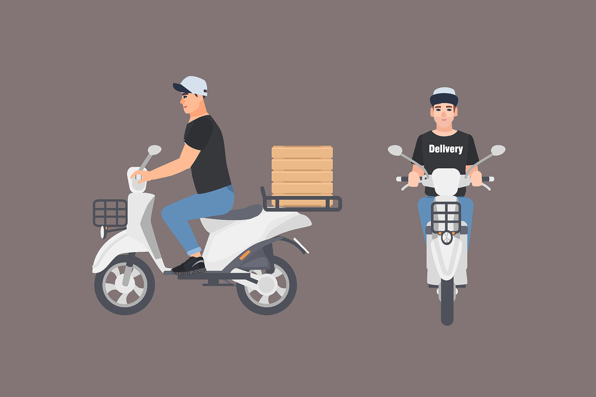 Deliveryman set, a Person Illustration by Good Studio (Photo 3 of 4)