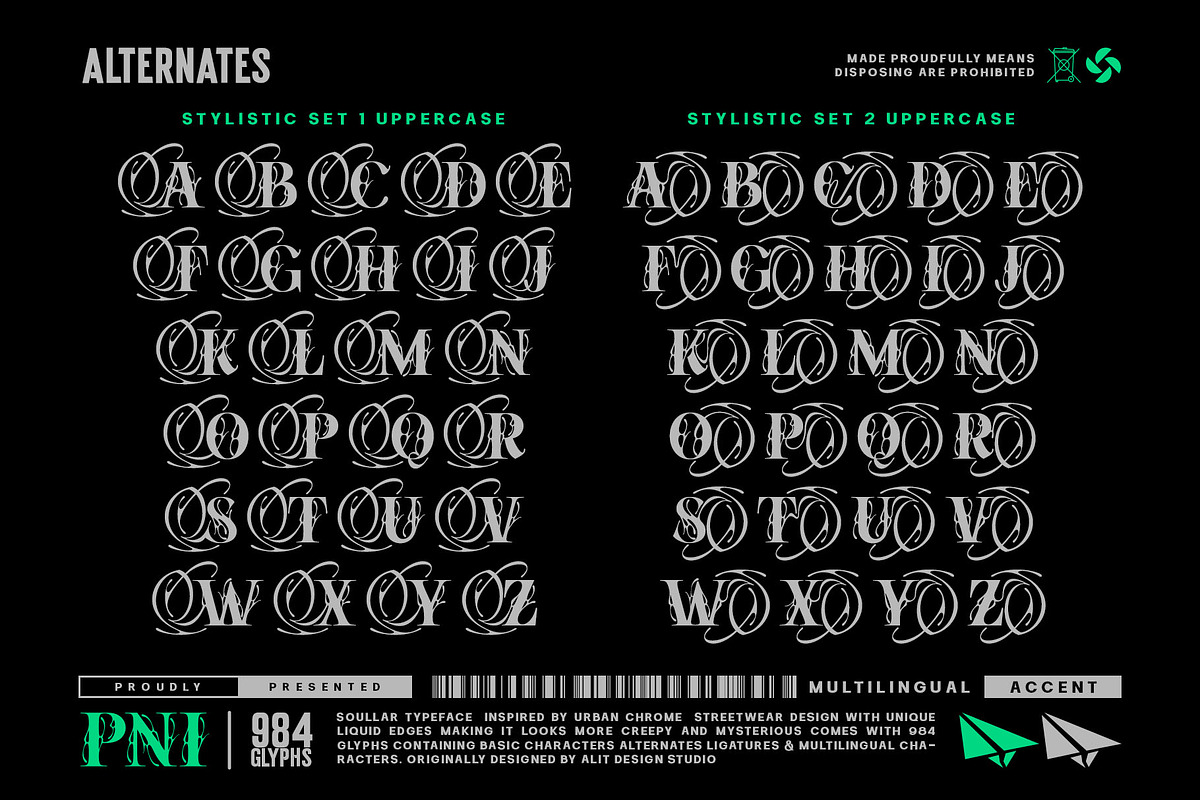 Soullar Typeface, a Serif Font by alit design (Photo 2 of 20)