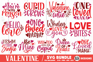 Valentine SVG Bundle