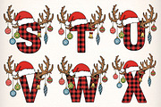 Christmas Alphabet Latter Bundle, an Illustration by Dream Creation (Thumbnail 5 of 9)