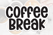 Coffe Break | Script Font, a Script Font by Scratchones (Thumbnail 1 of 8)