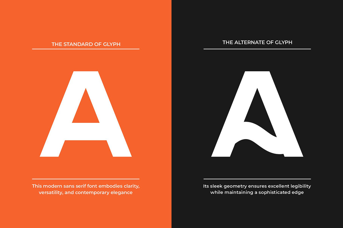 Qaftho || Modern Display Sans Serif, a Sans Serif Font by Ermedia Studio (Photo 2 of 10)