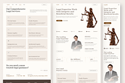 LegaLite - Law Firm Website Framer, a Websites & App Template by peterdraw (Thumbnail 2 of 5)