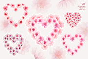 Cherry Blossom Hearts, a Decorative Illustration by EL_SUHOVA (Thumbnail 4 of 15)