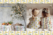 Whimsy Floral Pattern & Clipart, a Pattern Graphic by Essentially Nomadic (Thumbnail 7 of 11)