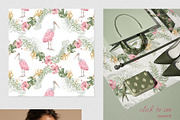 Tropical leaves watercolor patterns, a Pattern Graphic by Kate Lanbina (Thumbnail 9 of 16)