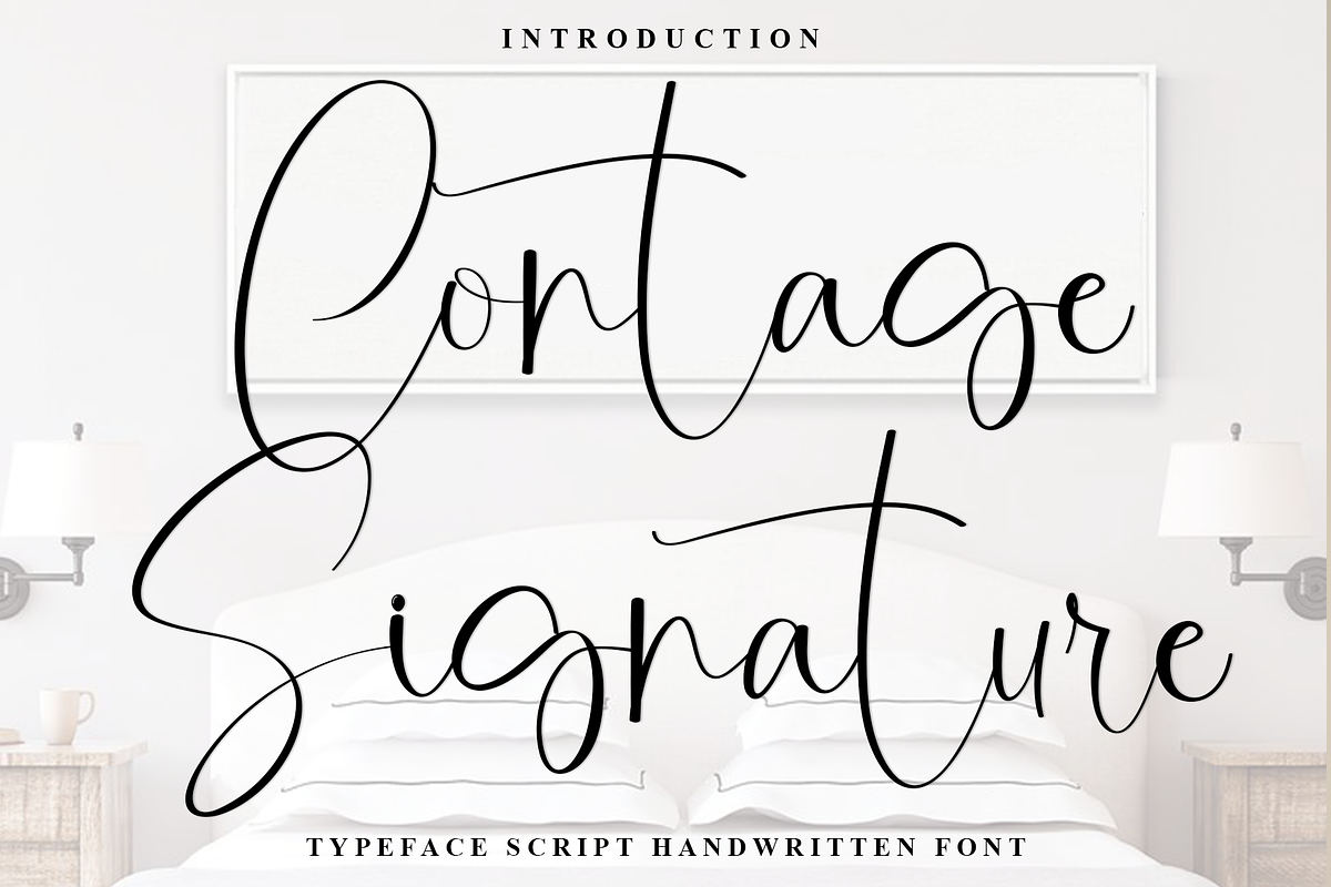Contage Signature, a Handwritten Font by InermediaSTUDIO (Photo 1 of 6)