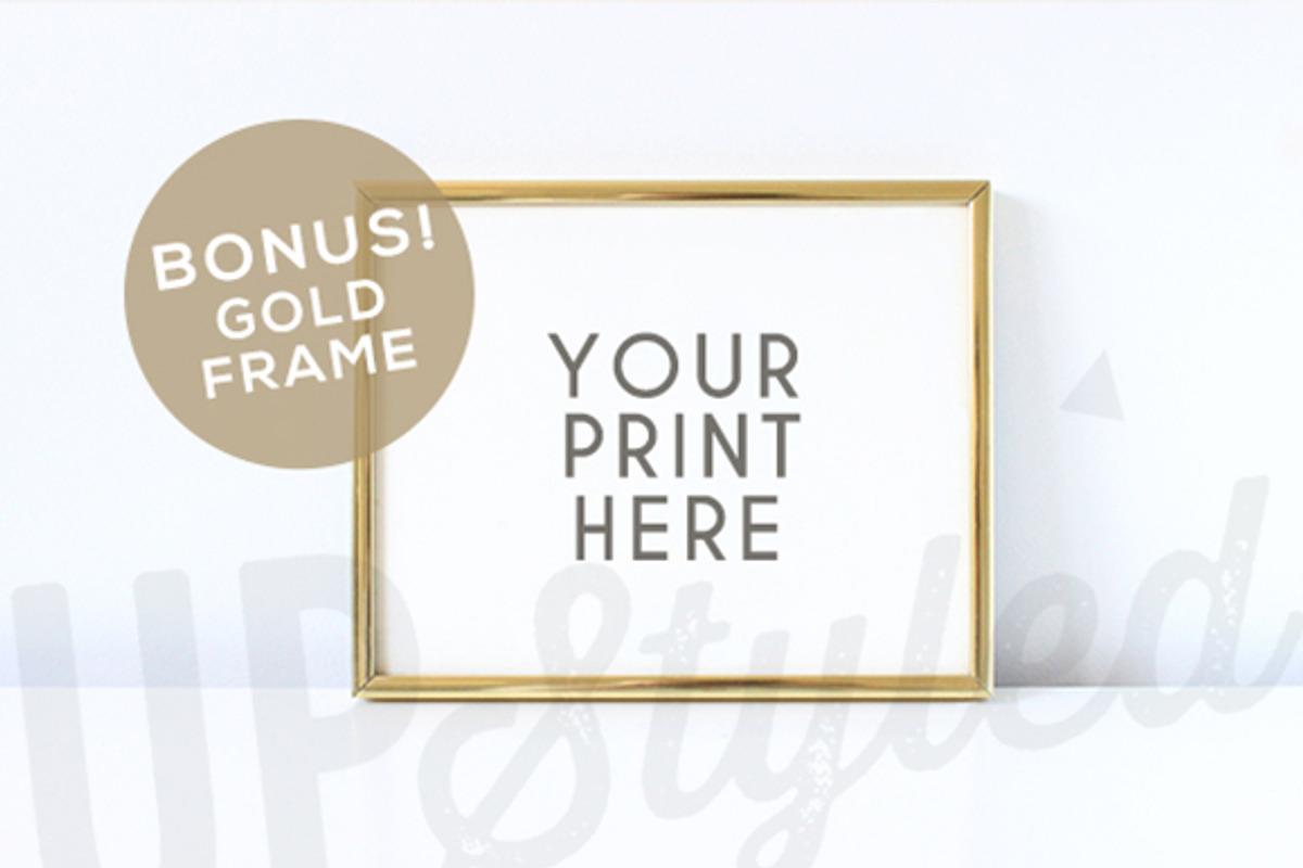 White and Gold Photo Frame F176, a Print Template by UpStyled (Photo 4 of 5)